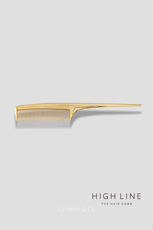 ハイライン ザ ヘアコーム テール ゴールド & ヘアオイルセットBOX