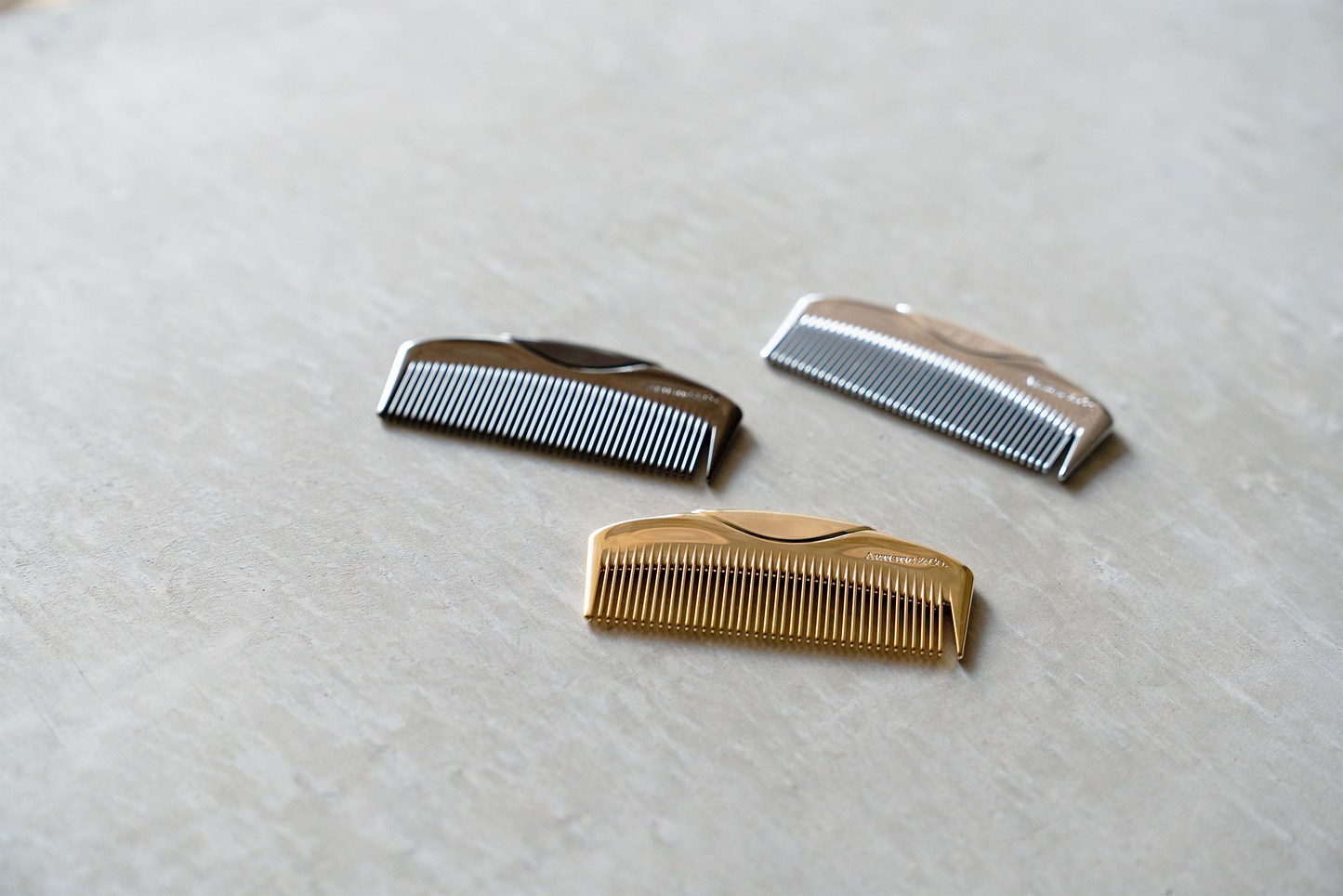 ハイライン ザ ヘアコーム 半月 シルバー & ヘアオイルセットBOX