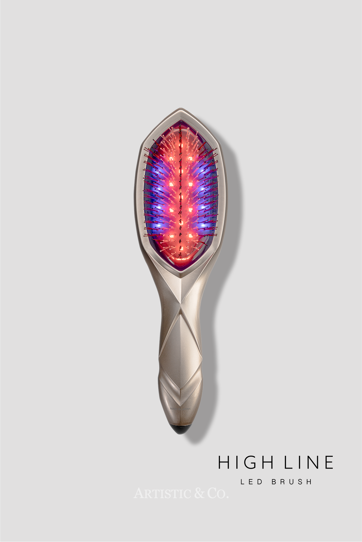 ハイライン ザ LED ブラシ & ヘアオイルセットBOX