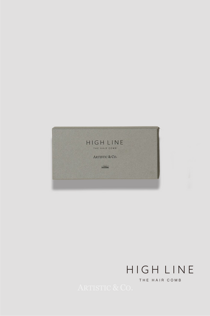 ハイライン ザ ヘアコーム 半月 シルバー & ヘアオイルセットBOX